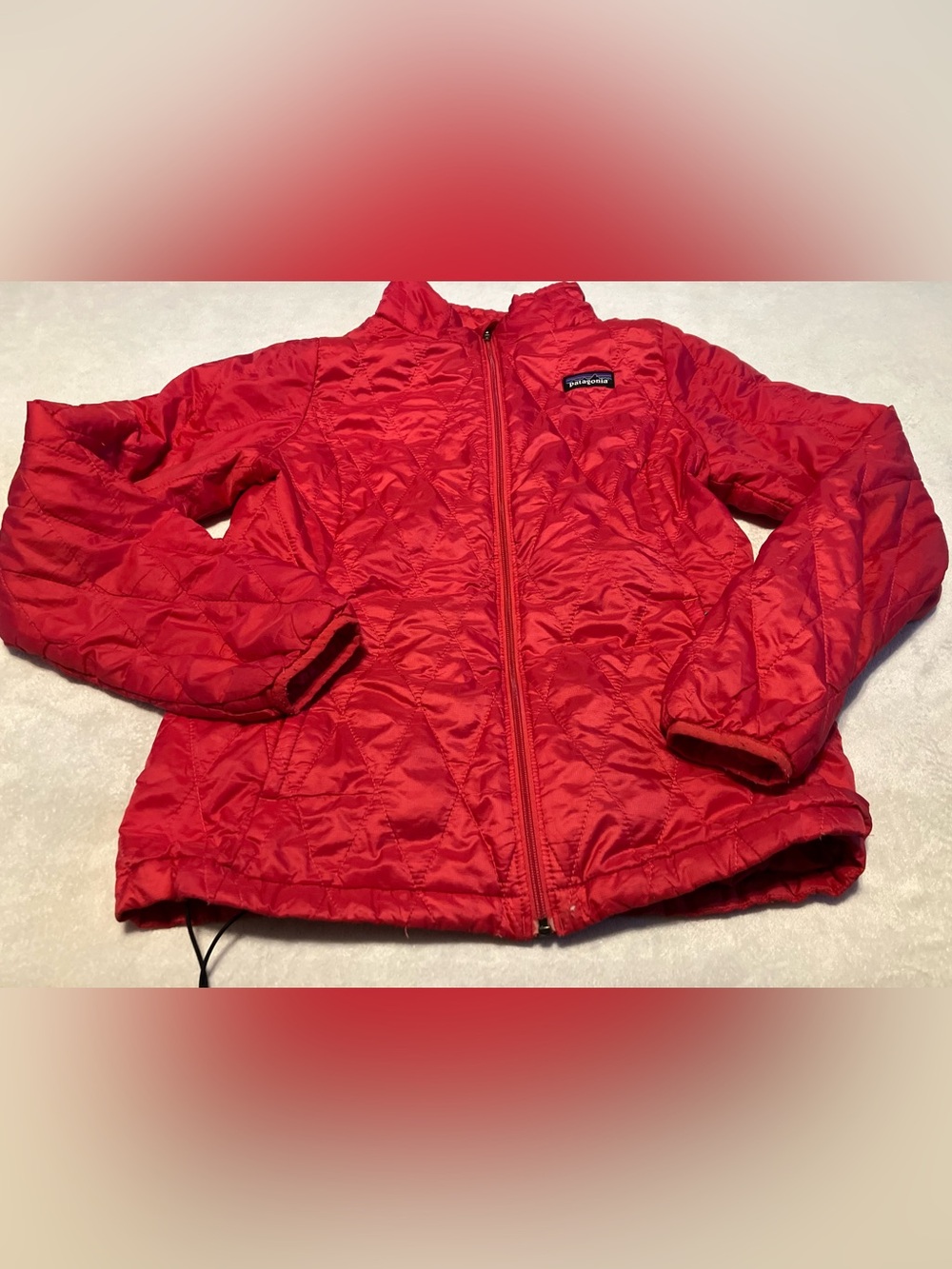 Patagonia Pink Quilted Diamond Stitch Jacket